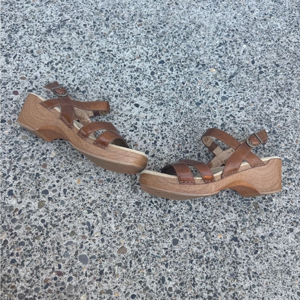 Dansko Brown Leather Women's Mule sandals